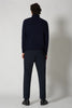 Navy Pure Cashmere 4-Ply Turtleneck Pullover