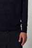 Navy Pure Cashmere 4-Ply Turtleneck Pullover