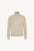 Oat Pure Cashmere 4-Ply Turtleneck Pullover