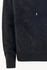Felpa con Cappuccio Unisex in Puro Cashmere Garzato Ardesia