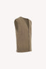 Gilet con Bottoni in Puro Cashmere Dune