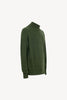 Lupetto Mezza Zip a Costa Inglese in Puro Cashmere Loden