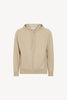 Felpa Uomo con Cappuccio in Puro Cashmere Avena