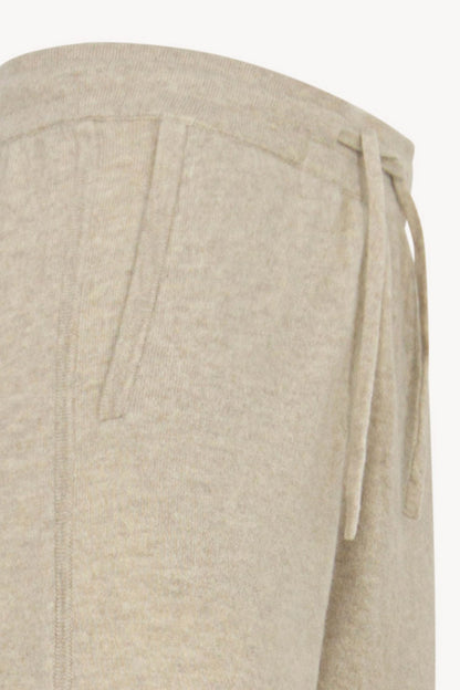 Pantaloni Jogging in Puro Cashmere Avena
