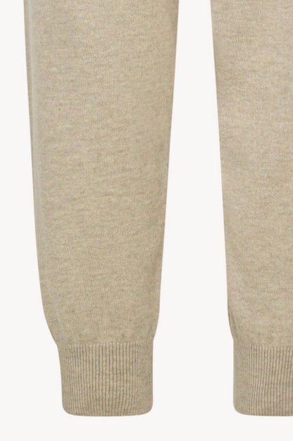 Pantaloni Jogging in Puro Cashmere Avena