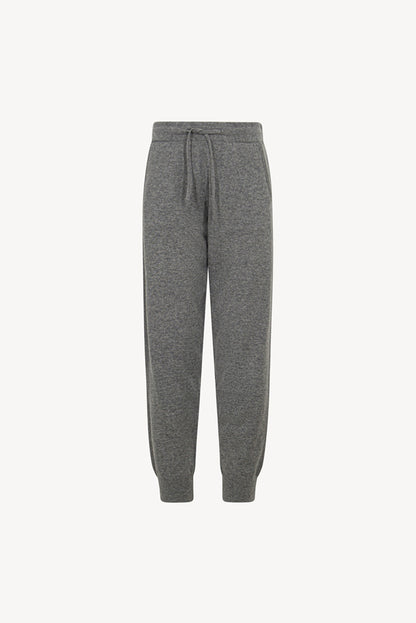 Pantaloni Jogging in Puro Cashmere Silver