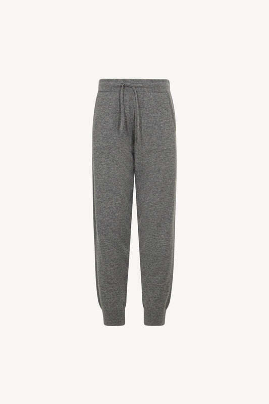 Pantaloni Jogging in Puro Cashmere Silver