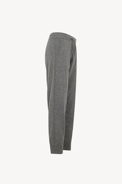 Pantaloni Jogging Unisex in Puro Cashmere Silver