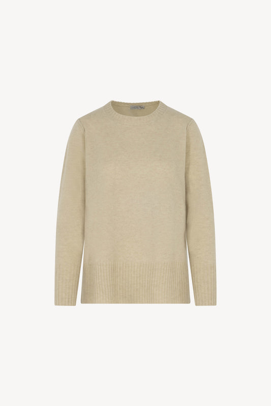 Pure Cashmere Sweater with Split