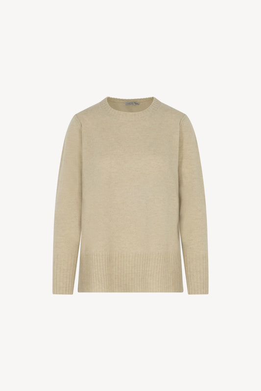 Maglia A Spacchi Puro Cashmere