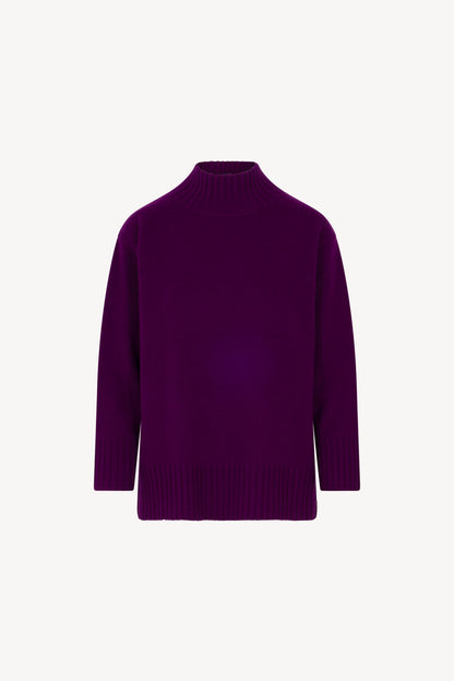 Pure Cashmere Turtleneck Long Sweater