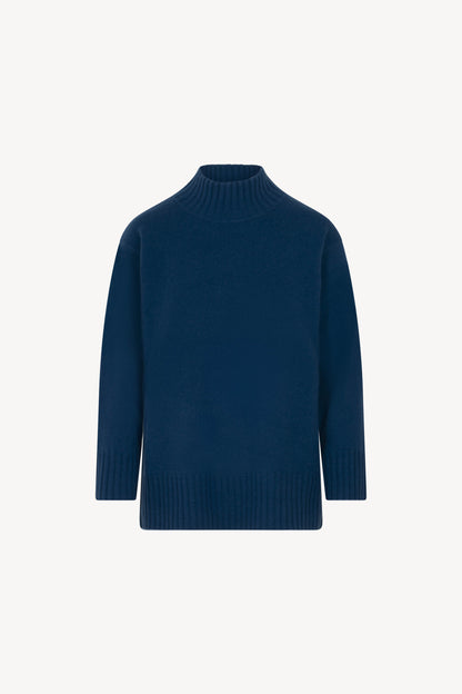 Pure Cashmere Turtleneck Long Sweater