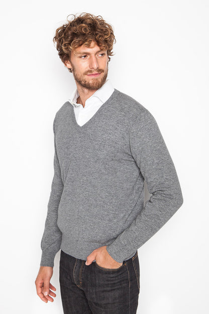 Pure Cashmere V-Neck Sweater
